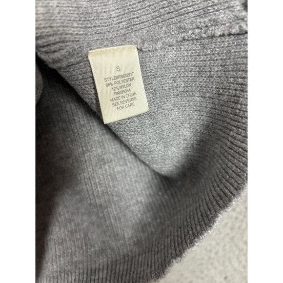 Ultra Flirt Juniors' V-Neck Button-Front Sweater Vest Size Small Gray NWT's - Picture 7 of 8